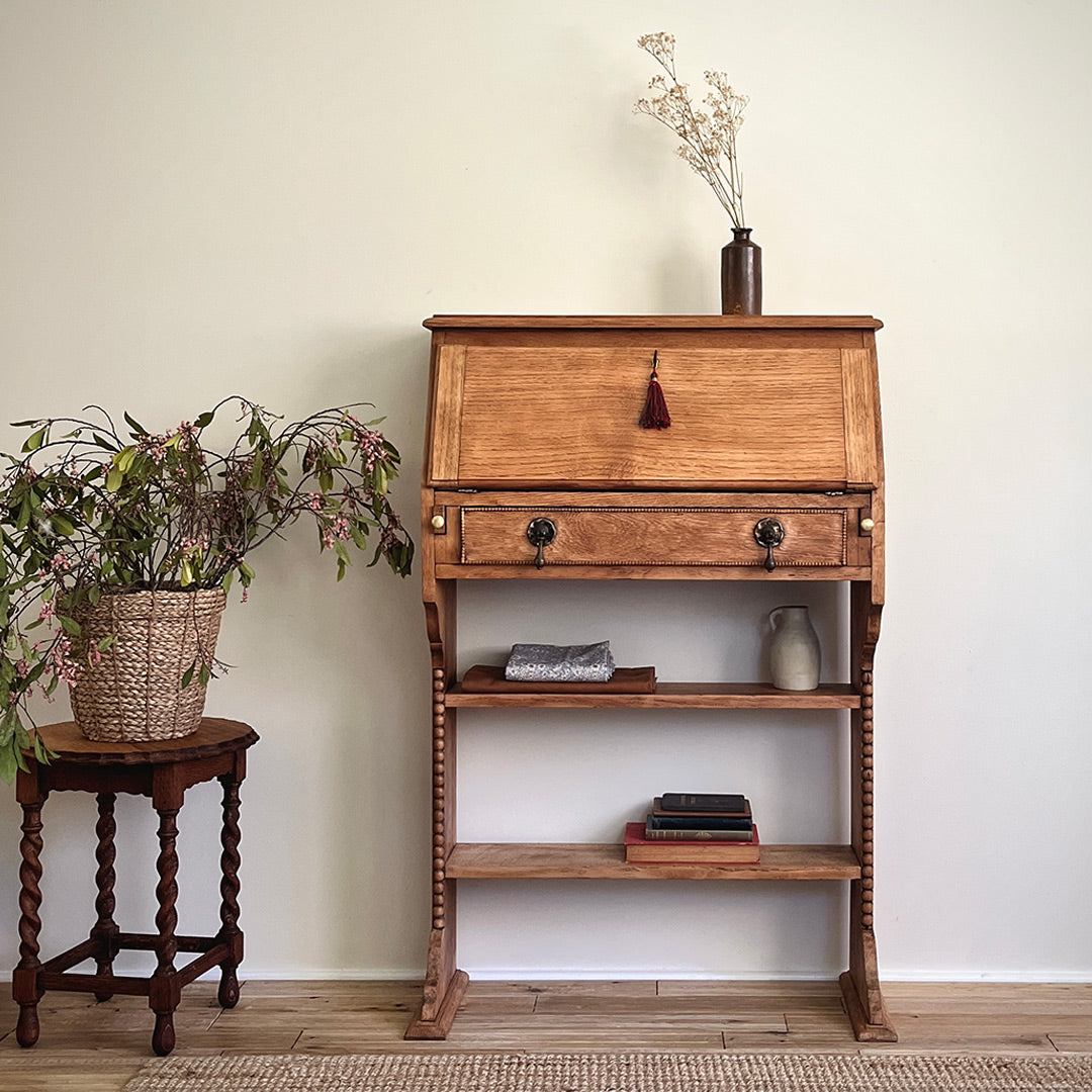 Oak writing desk