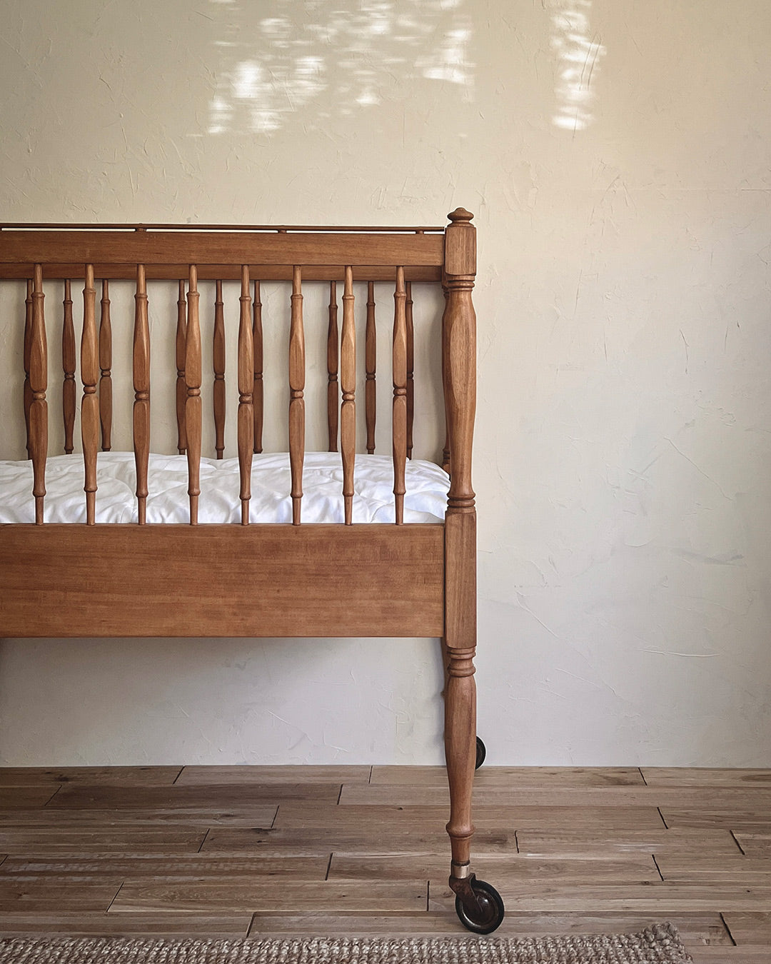 Vintage oak cot