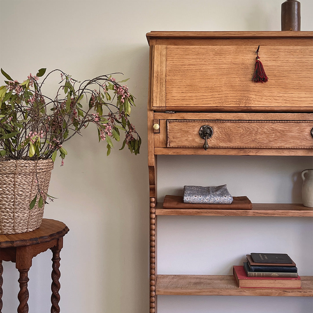 Oak writing desk