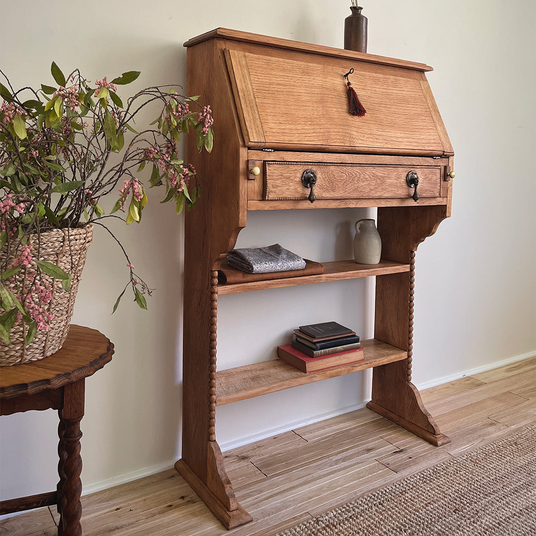 Oak writing desk