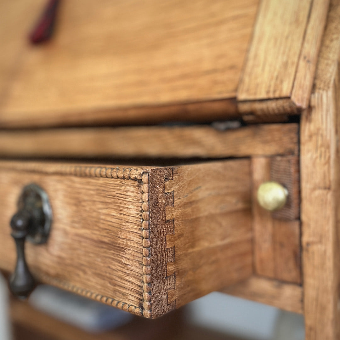 Oak writing desk